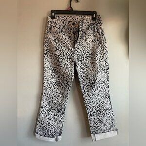 Rag & Bone Cream and Black Speckled Pants